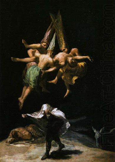 Francisco de goya y Lucientes Witches in the Air china oil painting image